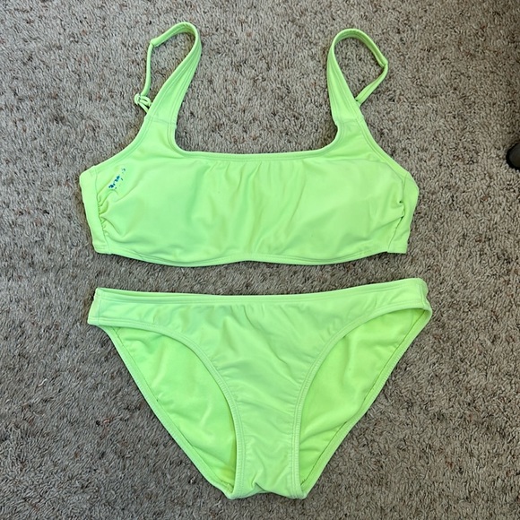 Xhilaration Other - WOMENS xhilaration lime green 2 piece swimsuit size M&L